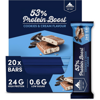 53% Protein Boost Bar - 20x45g - Cookies & Cream — Bild 1