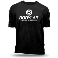 Bodylab24 T-Shirt schwarz mit weißem Schriftzug - S — Bild 1