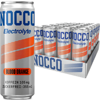 NOCCO Electrolyte - 24x355ml - Blood Orange — Bild 1