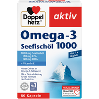 Seefischöl Omega3 1000 (80 Kapseln) — Bild 1