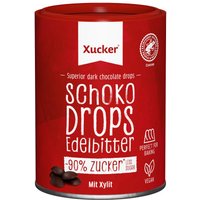 Vegane Schokodrops Edelbitter mit finnischem Xylit (200g) — Bild 1