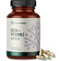 Eisen + Vitamin C Kapseln (180 Kapseln) — Bild 1