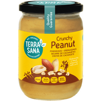 Erdnussmus crunchy bio (500g) — Bild 1