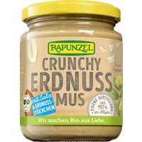 Erdnussmus Crunchy mit Salz bio (250g) — Bild 1
