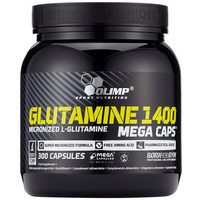 Glutamine Mega Caps 1400 (300 Kapseln) — Bild 1