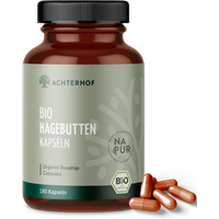 Bio Hagebutten Kapseln (180 Kapseln) — Bild 1