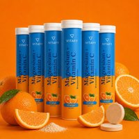 Magnesium + Vitamin C - Orange (20 Brausetabletten) - 6er Pack — Bild 1