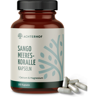 Calcium Magnesium Sango Meereskoralle Kapseln (180 Kapseln) — Bild 1