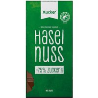 Xylit-Schokolade Vollmilch mit Haselnuss (80g)