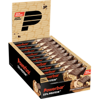 33% Protein+ Bar - 10x90g - Peanut Chocolate — Bild 1