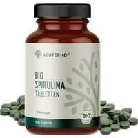 Spirulina Algen Tabletten Bio (400 Tabletten) — Bild 1
