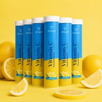 Vitamin C - Zitrone (20 Brausetabletten) - 6er Pack — Bild 1