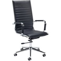 Click to view product details and reviews for Bari High Back Executive Chair Black Faux Leather. Click to view product details and reviews for Bari High Back Executive Chair Black Faux Leather.
