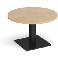 Click to view product details and reviews for Brescia Circular Coffee Table With Flat Square Black Base 800mm Kendal Oak. Click to view product details and reviews for Brescia Circular Coffee Table With Flat Square Black Base 800mm Kendal Oak.