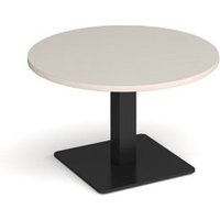 Click to view product details and reviews for Brescia Circular Coffee Table With Flat Square Black Base 800mm Light Grey. Click to view product details and reviews for Brescia Circular Coffee Table With Flat Square Black Base 800mm Light Grey.