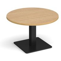 Click to view product details and reviews for Brescia Circular Coffee Table With Flat Square Black Base 800mm Oak. Click to view product details and reviews for Brescia Circular Coffee Table With Flat Square Black Base 800mm Oak.