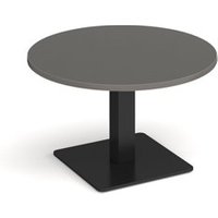 Click to view product details and reviews for Brescia Circular Coffee Table With Flat Square Black Base 800mm Onyx Grey. Click to view product details and reviews for Brescia Circular Coffee Table With Flat Square Black Base 800mm Onyx Grey.