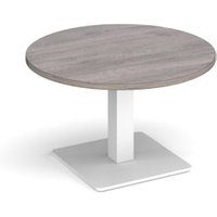 Click to view product details and reviews for Brescia Circular Coffee Table With Flat Square White Base 800mm Grey Oak. Click to view product details and reviews for Brescia Circular Coffee Table With Flat Square White Base 800mm Grey Oak.