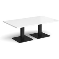 Click to view product details and reviews for Brescia Rectangular Coffee Table With Flat Square Black Bases 1400mm X 800mm White. Click to view product details and reviews for Brescia Rectangular Coffee Table With Flat Square Black Bases 1400mm X 800mm White.
