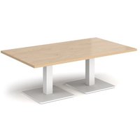 Click to view product details and reviews for Brescia Rectangular Coffee Table With Flat Square White Bases 1400mm X 800mm Kendal Oak. Click to view product details and reviews for Brescia Rectangular Coffee Table With Flat Square White Bases 1400mm X 800mm Kendal Oak.
