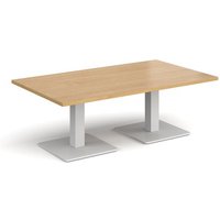 Click to view product details and reviews for Brescia Rectangular Coffee Table With Flat Square White Bases 1400mm X 800mm Oak. Click to view product details and reviews for Brescia Rectangular Coffee Table With Flat Square White Bases 1400mm X 800mm Oak.