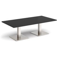 Click to view product details and reviews for Brescia Rectangular Coffee Table With Flat Square Brushed Steel Bases 1600mm X 800mm Black. Click to view product details and reviews for Brescia Rectangular Coffee Table With Flat Square Brushed Steel Bases 1600mm X 800mm Black.