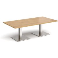 Click to view product details and reviews for Brescia Rectangular Coffee Table With Flat Square Brushed Steel Bases 1600mm X 800mm Oak. Click to view product details and reviews for Brescia Rectangular Coffee Table With Flat Square Brushed Steel Bases 1600mm X 800mm Oak.
