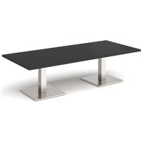 Click to view product details and reviews for Brescia Rectangular Coffee Table With Flat Square Brushed Steel Bases 1800mm X 800mm Black. Click to view product details and reviews for Brescia Rectangular Coffee Table With Flat Square Brushed Steel Bases 1800mm X 800mm Black.
