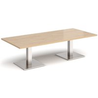 Click to view product details and reviews for Brescia Rectangular Coffee Table With Flat Square Brushed Steel Bases 1800mm X 800mm Kendal Oak. Click to view product details and reviews for Brescia Rectangular Coffee Table With Flat Square Brushed Steel Bases 1800mm X 800mm Kendal Oak.