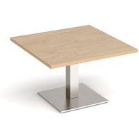 Click to view product details and reviews for Brescia Square Coffee Table With Flat Square Brushed Steel Base 800mm Kendal Oak. Click to view product details and reviews for Brescia Square Coffee Table With Flat Square Brushed Steel Base 800mm Kendal Oak.