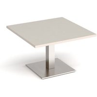 Click to view product details and reviews for Brescia Square Coffee Table With Flat Square Brushed Steel Base 800mm Light Oak. Click to view product details and reviews for Brescia Square Coffee Table With Flat Square Brushed Steel Base 800mm Light Oak.