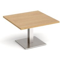 Click to view product details and reviews for Brescia Square Coffee Table With Flat Square Brushed Steel Base 800mm Oak. Click to view product details and reviews for Brescia Square Coffee Table With Flat Square Brushed Steel Base 800mm Oak.