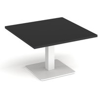 Click to view product details and reviews for Brescia Square Coffee Table With Flat Square White Base 800mm Black. Click to view product details and reviews for Brescia Square Coffee Table With Flat Square White Base 800mm Black.