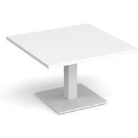 Click to view product details and reviews for Brescia Square Coffee Table With Flat Square White Base 800mm White. Click to view product details and reviews for Brescia Square Coffee Table With Flat Square White Base 800mm White.