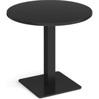 Click to view product details and reviews for Brescia Circular Dining Table With Flat Square Black Base 800mm Black. Click to view product details and reviews for Brescia Circular Dining Table With Flat Square Black Base 800mm Black.