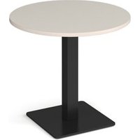 Click to view product details and reviews for Brescia Circular Dining Table With Flat Square Black Base 800mm Light Grey. Click to view product details and reviews for Brescia Circular Dining Table With Flat Square Black Base 800mm Light Grey.