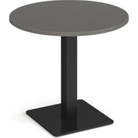 Click to view product details and reviews for Brescia Circular Dining Table With Flat Square Black Base 800mm Onyx Grey. Click to view product details and reviews for Brescia Circular Dining Table With Flat Square Black Base 800mm Onyx Grey.