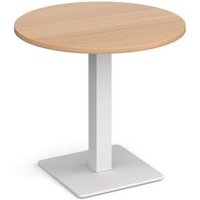 Click to view product details and reviews for Brescia Circular Dining Table With Flat Square White Base 800mm Beech. Click to view product details and reviews for Brescia Circular Dining Table With Flat Square White Base 800mm Beech.