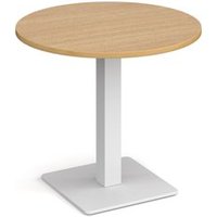 Click to view product details and reviews for Brescia Circular Dining Table With Flat Square White Base 800mm Oak. Click to view product details and reviews for Brescia Circular Dining Table With Flat Square White Base 800mm Oak.