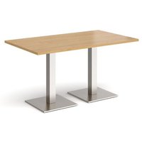Click to view product details and reviews for Brescia Rectangular Dining Table With Flat Square Brushed Steel Bases 1400mm X 800mm Oak. Click to view product details and reviews for Brescia Rectangular Dining Table With Flat Square Brushed Steel Bases 1400mm X 800mm Oak.