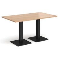 Click to view product details and reviews for Brescia Rectangular Dining Table With Flat Square Black Bases 1400mm X 800mm Beech. Click to view product details and reviews for Brescia Rectangular Dining Table With Flat Square Black Bases 1400mm X 800mm Beech.