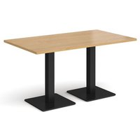 Click to view product details and reviews for Brescia Rectangular Dining Table With Flat Square Black Bases 1400mm X 800mm Oak. Click to view product details and reviews for Brescia Rectangular Dining Table With Flat Square Black Bases 1400mm X 800mm Oak.