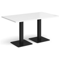 Click to view product details and reviews for Brescia Rectangular Dining Table With Flat Square Black Bases 1400mm X 800mm White. Click to view product details and reviews for Brescia Rectangular Dining Table With Flat Square Black Bases 1400mm X 800mm White.