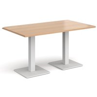 Click to view product details and reviews for Brescia Rectangular Dining Table With Flat Square White Bases 1400mm X 800mm Beech. Click to view product details and reviews for Brescia Rectangular Dining Table With Flat Square White Bases 1400mm X 800mm Beech.