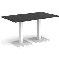 Click to view product details and reviews for Brescia Rectangular Dining Table With Flat Square White Bases 1400mm X 800mm Black. Click to view product details and reviews for Brescia Rectangular Dining Table With Flat Square White Bases 1400mm X 800mm Black.