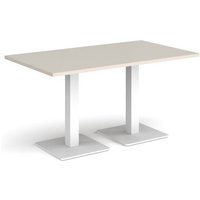 Click to view product details and reviews for Brescia Rectangular Dining Table With Flat Square White Bases 1400mm X 800mm Light Grey. Click to view product details and reviews for Brescia Rectangular Dining Table With Flat Square White Bases 1400mm X 800mm Light Grey.