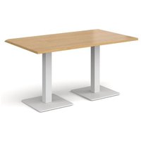 Click to view product details and reviews for Brescia Rectangular Dining Table With Flat Square White Bases 1400mm X 800mm Oak. Click to view product details and reviews for Brescia Rectangular Dining Table With Flat Square White Bases 1400mm X 800mm Oak.