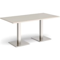 Click to view product details and reviews for Brescia Rectangular Dining Table With Flat Square Brushed Steel Bases 1600mm X 800mm Light Grey. Click to view product details and reviews for Brescia Rectangular Dining Table With Flat Square Brushed Steel Bases 1600mm X 800mm Light Grey.