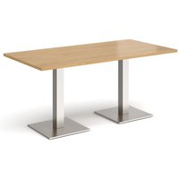 Click to view product details and reviews for Brescia Rectangular Dining Table With Flat Square Brushed Steel Bases 1600mm X 800mm Oak. Click to view product details and reviews for Brescia Rectangular Dining Table With Flat Square Brushed Steel Bases 1600mm X 800mm Oak.