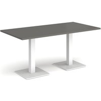 Click to view product details and reviews for Brescia Rectangular Dining Table With Flat Square White Bases 1600mm X 800mm Onyx Grey. Click to view product details and reviews for Brescia Rectangular Dining Table With Flat Square White Bases 1600mm X 800mm Onyx Grey.